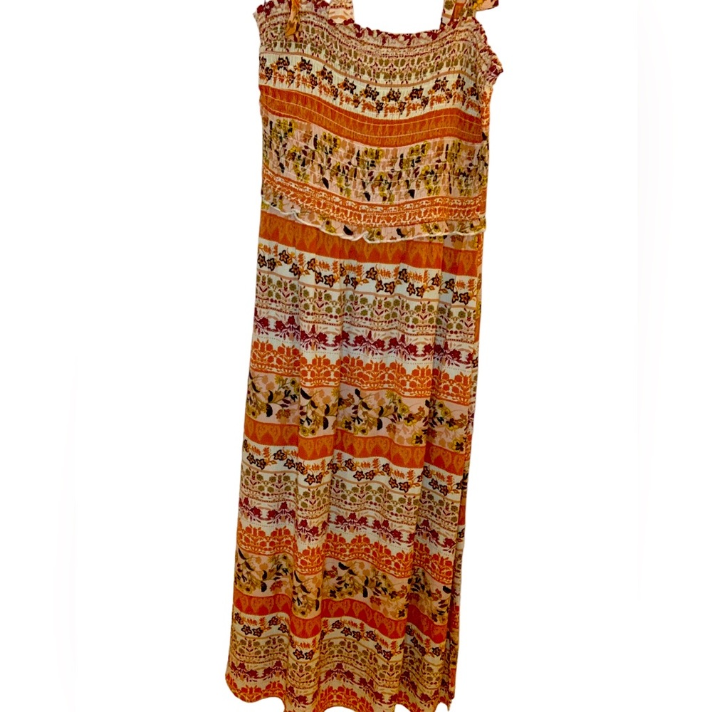 REDUCED & SHIPPING REDUCED/Love & Peace/Size Large sundress